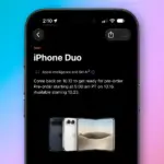 Apple Opens ‘Get Ready’ Pre-Order Window for iPhone Duo Ahead of October 16 Launch