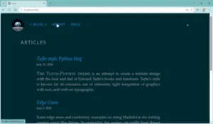 Developer Rewrites Popular Jekyll Tufte Blog Theme in Python to Streamline Publishing Workflow