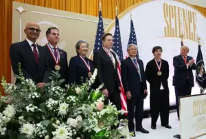 President Trump Honors Tech Titans with National Medals Amidst Questions of Financial Ties